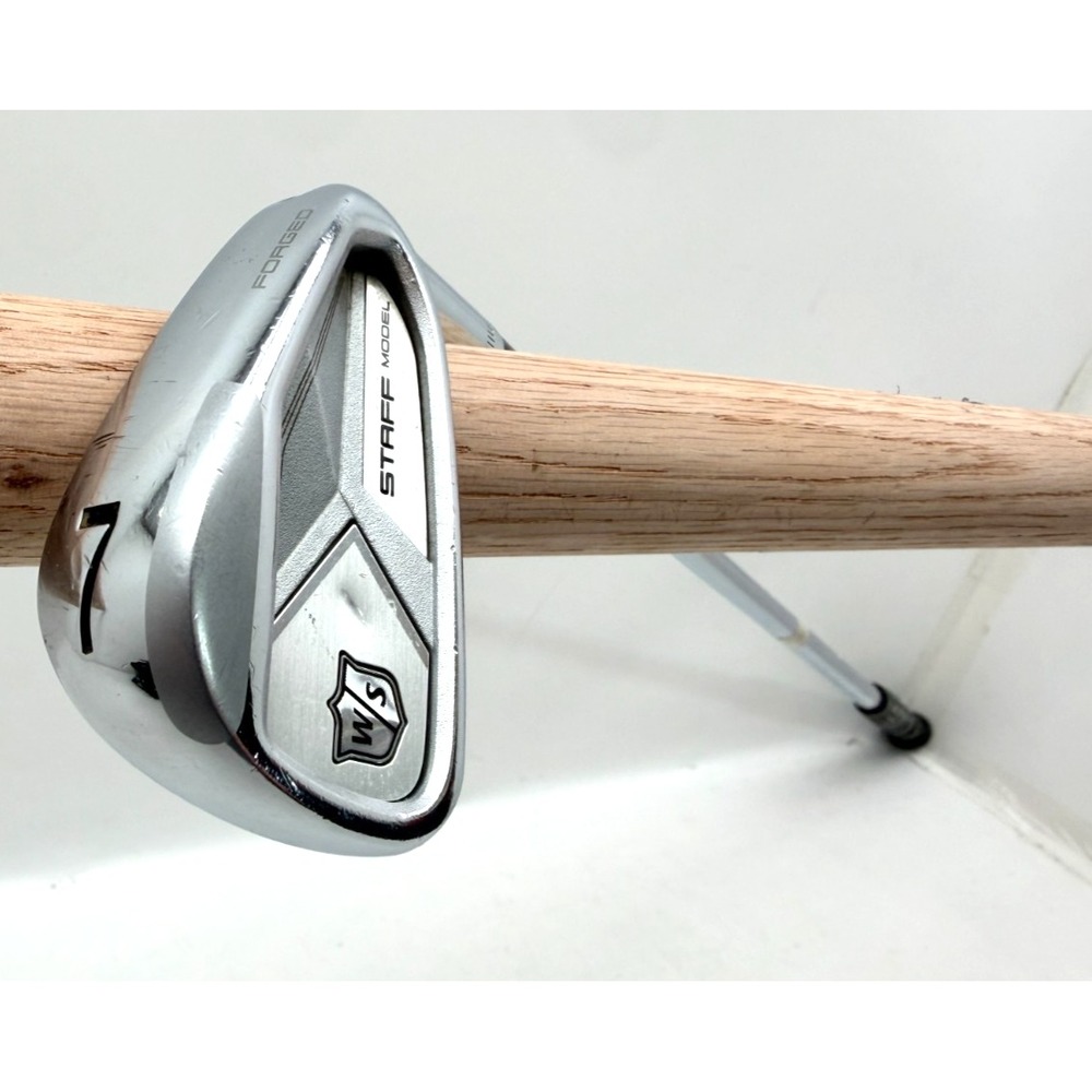 Wilson 2021 Staff Model CB Forged 7 Iron | Chrome Project X LZ 6.0 Stiff Mens RH